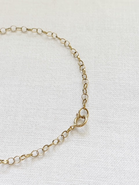 Vintage 9ct Gold Open Link Bracelet